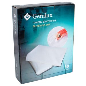 Пакеты для хранения продуктов Gemlux GL-VB2230-50P (фото modal nav 1)