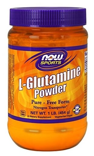 Аминокислота NOW L-Glutamine Powder (454 г) (фото modal 1)