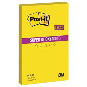 Post-it Блок Super sticky, 150х228 мм, 90 листов (1623R) (фото modal nav 1)