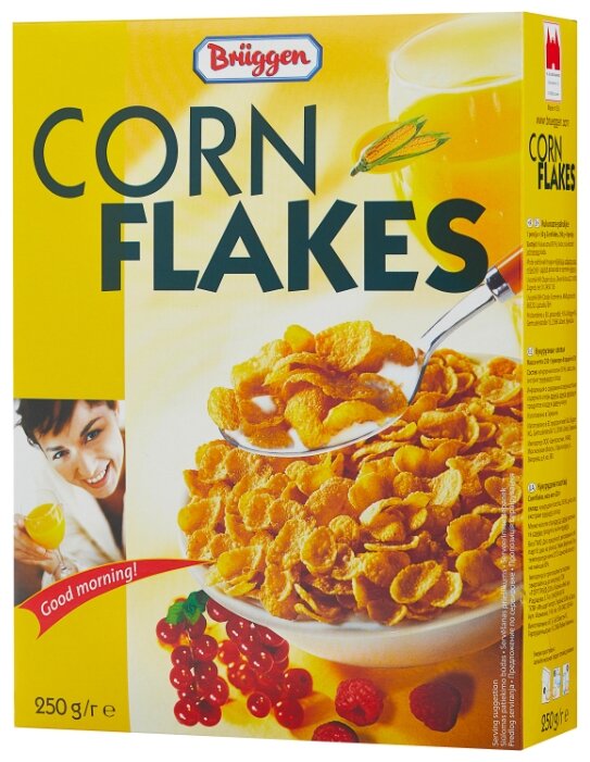 Готовый завтрак Bruggen Corn Flakes хлопья, коробка (фото modal 3)