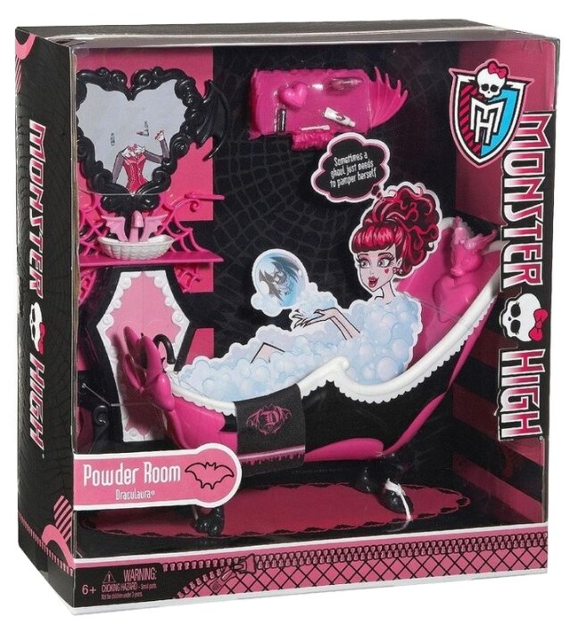 Monster High Ванная комната Дракулауры (X3660) (фото modal 2)