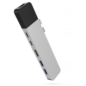USB-концентратор HyperDrive NET 6-in-2 (GN28N), разъемов: 4 (фото modal nav 1)