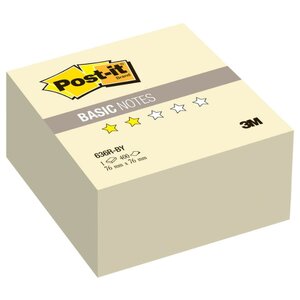 Post-it Блок-кубик Basic, 76х76 мм, 400 штук (636R-BY) (фото modal nav 1)