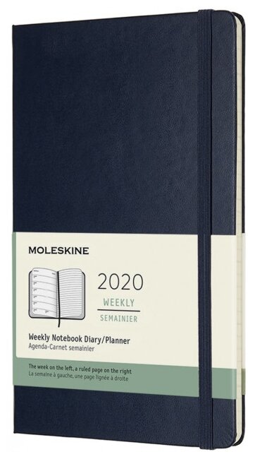 Еженедельник Moleskine Classic WKNT Large датированный на 2020 год, 72 листов (фото modal 1)