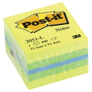 Post-it Блок-кубик 51х51 мм, 400 штук (2051-L) (фото modal nav 1)