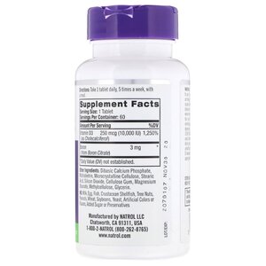 Витамин Natrol D3 10000 IU (60 таблеток) (фото modal nav 2)