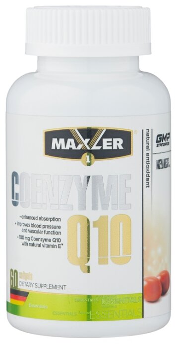 Коэнзим Q10 Maxler Coenzyme Q10 (60 капсул) (фото modal 1)