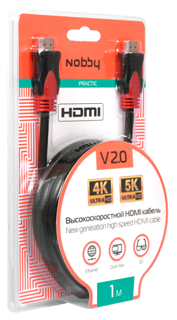 Кабель Nobby Practic HDMI-HDMI (NBP-HC) (фото modal 3)