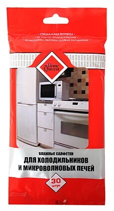 Влажные салфетки для холодильников и микроволновых печей HomeQueen (фото modal 1)