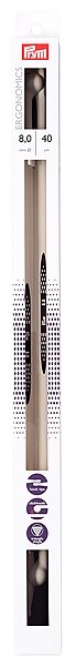 Спицы Prym полимерные Ergonomics диаметр 8 мм, длина 40 см (фото modal 1)