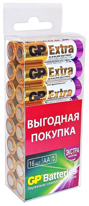 Батарейка GP Extra Alkaline AA (фото modal 1)