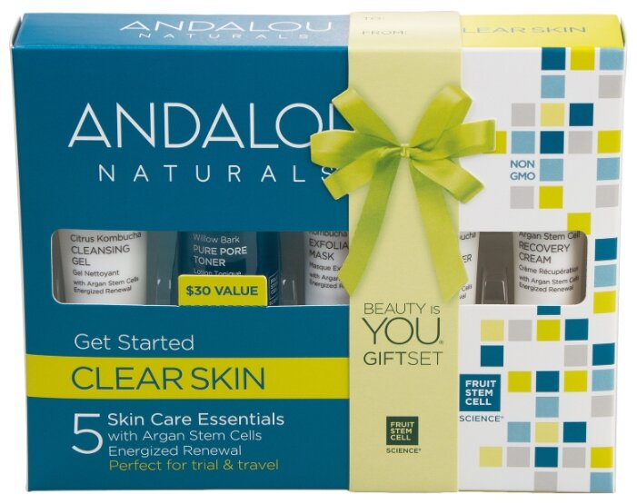 Набор Andalou Naturals Clear skin Комплексное очищение лица (фото modal 1)