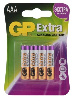Батарейка GP Extra Alkaline AАA (фото modal 2)