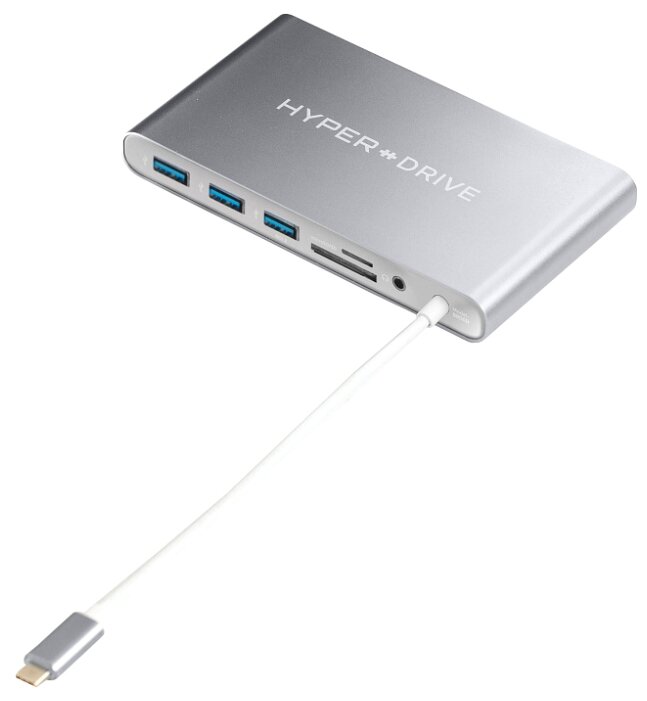 USB-концентратор HyperDrive Ultimate 11-in-1 USB-C Hub (GN30B), разъемов: 4 (фото modal 3)