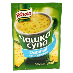 Knorr Чашка супа Сырный суп с сухариками 16 г (фото modal nav 3)