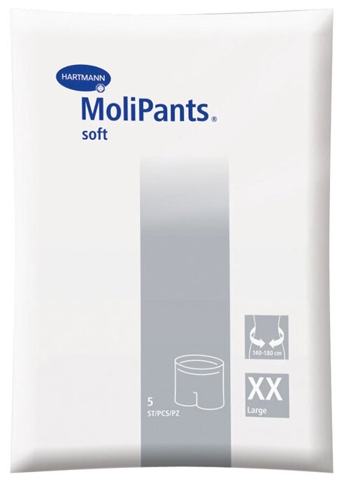 Штанишки для фиксации Hartmann MoliPants soft (5 шт.) (фото modal 6)