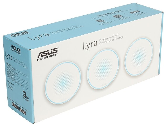 Wi-Fi точка доступа ASUS Lyra (3-PK) (фото modal 9)