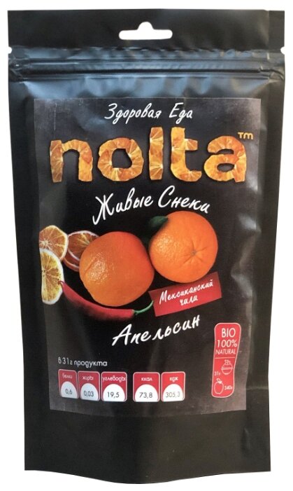 Чипсы NOLTA фруктовые Апельсин с мексиканским чили (фото modal 1)