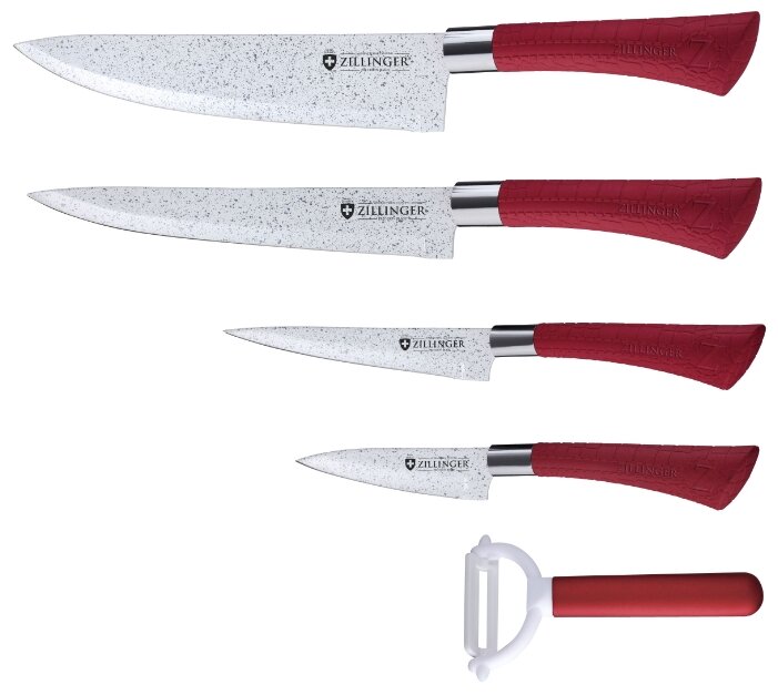 Набор Zillinger 4 ножа и овощечистка ZL-814/ZL-815/ZL-816 (фото modal 5)