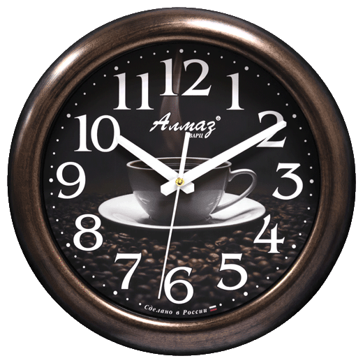 Часы настенные кварцевые Алмаз H63 (фото modal 1)