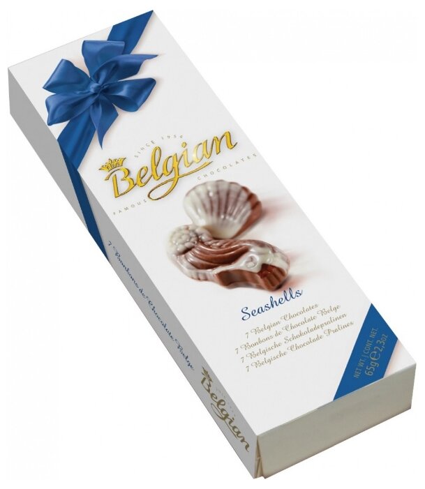 Набор конфет The Belgian Дары моря, молочный шоколад, 65г (фото modal 1)
