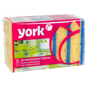 Губки для посуды YORK Премиум 5 шт (фото modal nav 1)