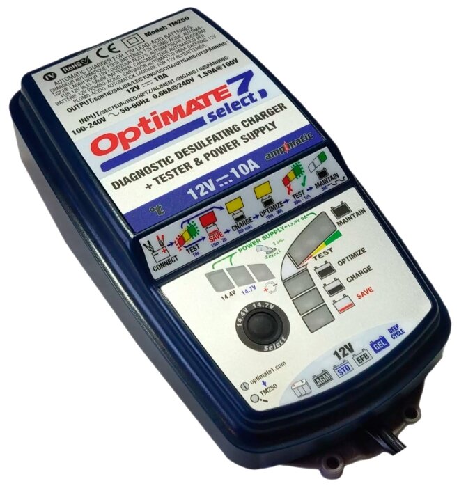 Зарядное устройство Optimate 7 Select (TM250) (фото modal 1)