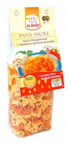 Pasta la Bella Макароны праздничные с томатом и яичным желтком, 250 г (фото modal 1)