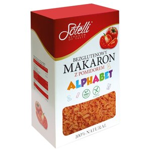 Sotelli Макароны Alphabet с томатом gluten free, 400 г (фото modal nav 1)