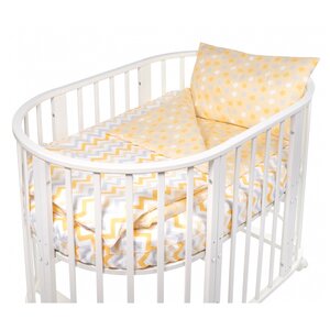 SWEET BABY комплект в овальную кроватку Colori (4 предмета) (фото modal nav 3)