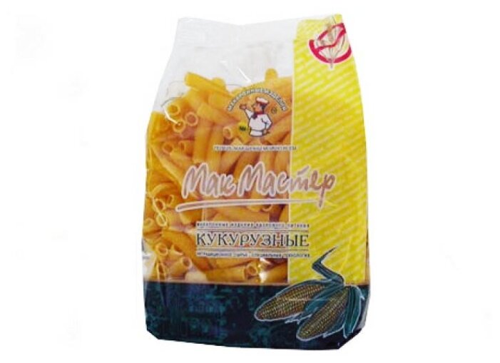 МакМастер Макароны Трубочки рифленые кукурузные без глютена, 300 г (фото modal 1)