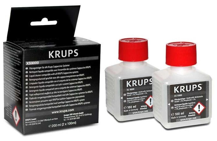 Жидкость Krups для очистки капучинатора XS900010 100 мл х 2 (фото modal 3)