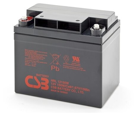 Аккумуляторная батарея CSB HRL 12150W 37.5 А·ч (фото modal 1)