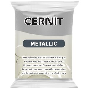 Полимерная глина Cernit Metallic серебро (080), 56 г (фото modal nav 1)