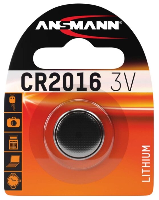 Батарейка ANSMANN CR2016 (фото modal 2)