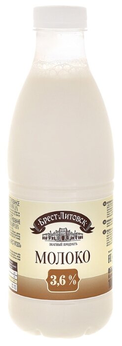 Молоко Брест-Литовск ультрапастеризованное 3.6%, 1 л (фото modal 1)