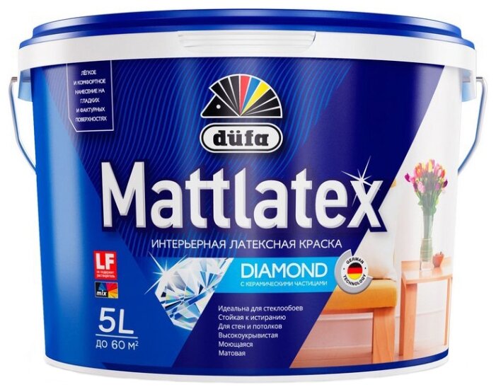 Латексная краска Dufa Mattlatex (фото modal 2)