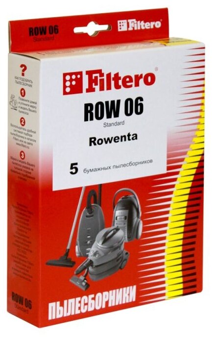 Filtero Мешки-пылесборники ROW 06 Standard (фото modal 1)
