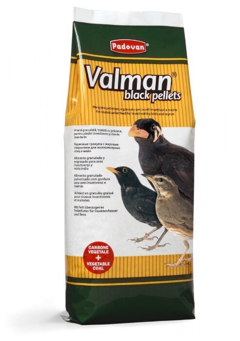 Padovan корм Valman Black pellets для насекомоядных птиц (фото modal 1)