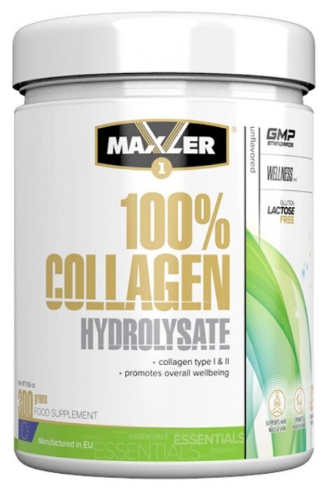 Препарат для укрепления связок и суставов Maxler 100% Сollagen Hydrolysate (300 г) (фото modal 1)