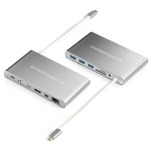 USB-концентратор HyperDrive Ultimate 11-in-1 USB-C Hub (GN30B), разъемов: 4 (фото modal nav 4)