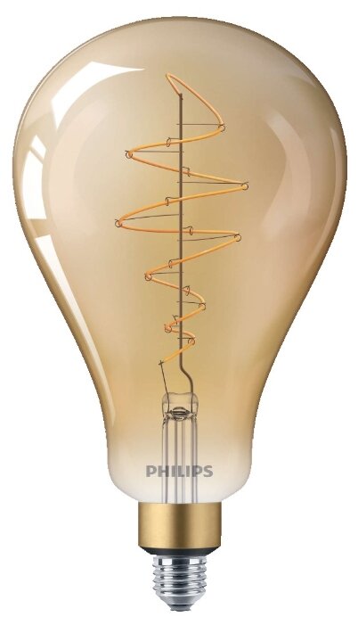 Лампа светодиодная Philips Vintage LED груша, E27, 6.5Вт (фото modal 2)