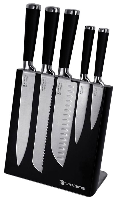 Набор Polaris Silver point 5 ножей с подставкой (фото modal 1)