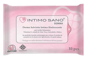 INTIMO SANO Влажные салфетки для интимной гигиены, 10 шт (фото modal 1)