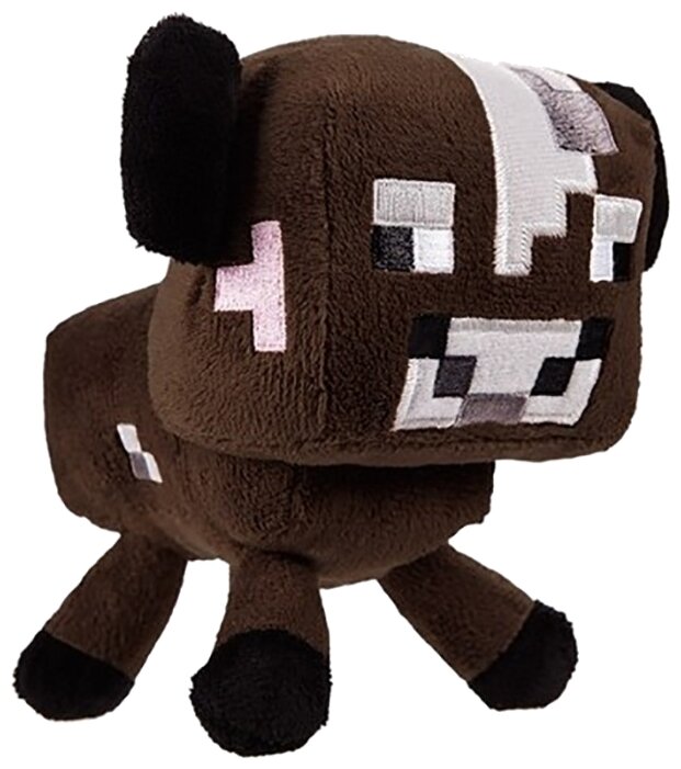 Мягкая игрушка Jazwares Minecraft Baby cow коричневый 18 см (фото modal 1)