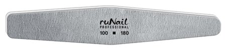 Runail Профессиональная пилка для искусственных ногтей, 100/180 грит (фото modal 1)