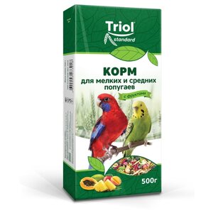 Triol корм Standard с фруктами для мелких и средних попугаев (фото modal nav 1)