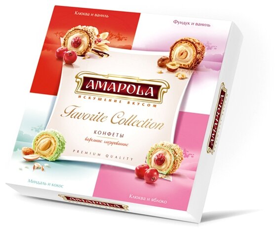 Набор конфет Amapola Favorite Collection ассорти 153 г (фото modal 2)