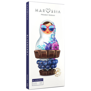 Шоколад MaRussia Темный с черникой, 54% какао (фото modal nav 1)