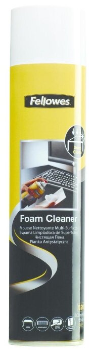 Fellowes Foam Cleaner чистящая пена для оргтехники (фото modal 2)